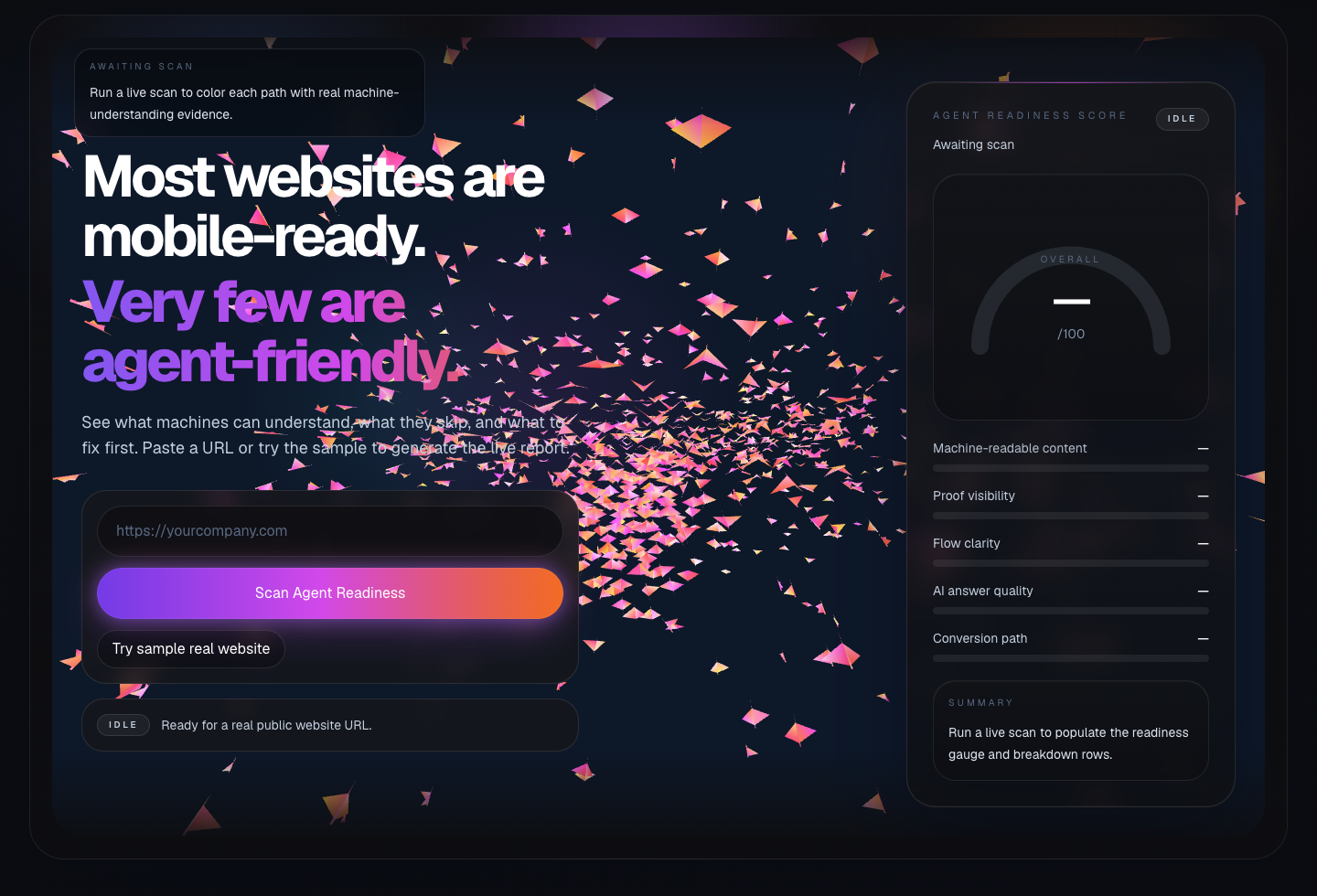 Agent Ready Website Scanner preview