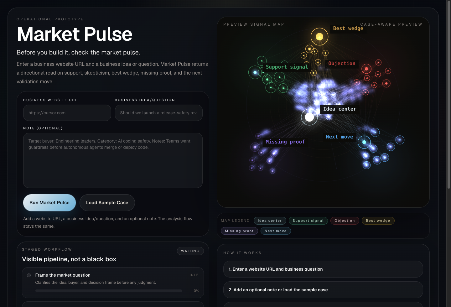 Market Pulse UI21 preview